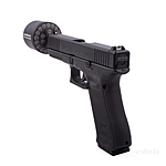 Glock 17 Gen 5 Schreckschuss Pistole 9mmPAK mit Pyro Launcher Black Edition Bild 3