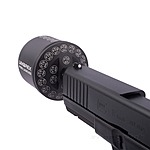 Glock 17 Gen 5 Schreckschuss Pistole 9mmPAK mit Pyro Launcher Black Edition Bild 4