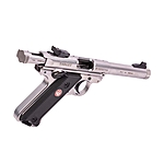 Ruger Mark 4 Target Pistole Stainless Threaded 5,5 Zoll .22 lr 