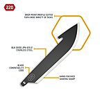 Outdoor Edge 2.2 Drop Point Wechselklingen - 6er Pack Black Oxide Bild 3