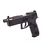 ASG CZ P-09 OR Co2 Airsoftpistole Blowback 6 mm BB Schwarz Bild 4