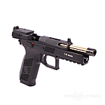 ASG CZ P-09 OR Co2 Airsoftpistole Blowback 6 mm BB Schwarz Bild 5