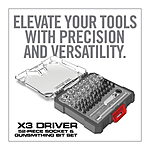 Real Avid X3T Driver 52-Piece Socket & Gunsmithing Bit Set Bild 3