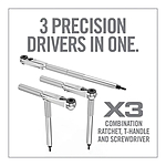 Real Avid X3T Driver 52-Piece Socket & Gunsmithing Bit Set 