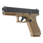 Glock 17 Gen5 Co2 Pistole Blowback 4,5mm BB Coyote Bild 4