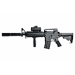 Airmax M4 AEG Airsoft Gewehr 6mm BB Schwarz Bild 4