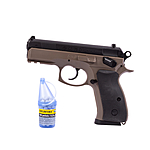 ASG CZ 75D Compact Airsoft Pistole Federdruck 6mm BB FDE Dual-Tone 