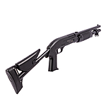 ASG Franchi SAS 12 flex-stock Airsoft Pumpgun 6mm BB Schwarz Bild 4