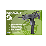 ASG Cobray Ingram M11 Airsoft CO2 Pistole NBB 6mm BB Schwarz 