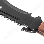 MP9 Rhino - Machete mit Sgezahnung - AISI 420er Stahl Bild 4