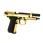 WE M9 Airsoft Pistole GBB Vollmetall 6mm BB gold Bild 3