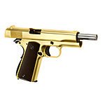 WE M1911 Airsoft Pistole GBB Vollmetall 6mm BB gold Bild 3