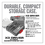 Real Avid X3T Driver 57-Piece Gunsmithing Bit Set Bild 4