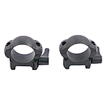 shoXx PSM Montageringe  25,4mm Low fr 21mm Weaver-/Picatinny-Schiene Stahl Schwarz 