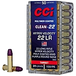 CCI Clean-22 HV Purple LRN 31grs .22lr 50 Schuss Kleinkaliber Munition Bild 3
