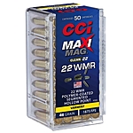 CCI Maxi-Mag SHP .22WMR 46Grs. 50 Schuss Kleinkaliber Munition Jagd Bild 3