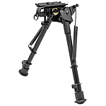 shoXx Zweibein Bipod 23-33cm Aluminium mit Schwenk-Basisl schwarz Bild 5