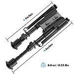 shoXx Zweibein Bipod 15-23cm Aluminium f�r M-LOK Bild 4