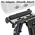 shoXx Zweibein Bipod 15-23cm Aluminium f�r M-LOK Bild 5