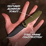 Outdoor Edge DIRK Klappmesser Gr�n Bild 5