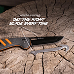 Outdoor Edge Razor HTX 3.5 Klappmesser Jagdmesser mit S�ge und Wechselklingen 