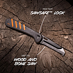 Outdoor Edge Razor HTX 5 gro�es Klappmesser Jagdmesser mit S�ge und Wechselklingen Bild 5