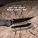 Outdoor Edge Razor HTX 5 gro�es Klappmesser Jagdmesser mit S�ge und Wechselklingen 