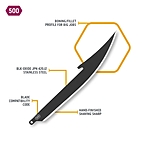 Outdoor Edge 5.0 Boning / Fillet Wechselklingen 6er Pack Black Oxide Ersatzklingen Bild 3