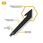 Outdoor Edge 3.0 Tanto Wechselklingen 6er Pack Black Oxide Ersatzklingen Bild 3