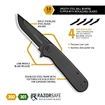 Outdoor Edge RAZOR VX3 Klappmesser mit Wechselklingen Schwarz Bild 5