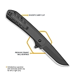 Outdoor Edge RAZOR VX4 Klappmesser mit Wechselklingen und Carbon-Griff Bild 5