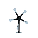 ASG Ferris Wheel Zielscheibe Reaktive Metall-Zielscheibe mit 5 Drehzielen Bild 3