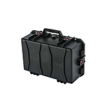 Glary Hartschalenkoffer 55x35x22 cm Schwarz rote Sicherheitsverschl�ssen Wasserdicht Bild 4