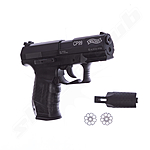 Walther CP99 CO2 Pistole brüniert 4,5mm Diabolos - Koffer-Set Bild 3