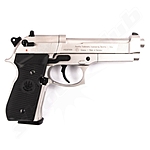 Beretta M 92 FS Co2 Pistole NBB 4,5mm Diabolo vernickelt schwarze Griffschalen Bild 3