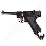 Legends Luger P08 CO2 Airsoft Pistole 6mm max. 2 Joule - Koffer-Set Bild 4