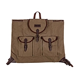 AKAH Canvas Rucksack 55x65cm - braun/grn mit Schnallenverschluss Bild 2