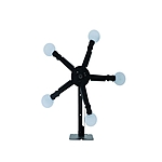ASG Ferris Wheel Zielscheibe Reaktive Metall-Zielscheibe mit 5 Drehzielen Bild 2