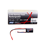 ASG LiPo Akku 7,4V 250mAH 20C fr Airsoftwaffen mit HPA Bild 2