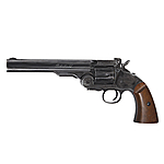 ASG Schofield 6 Zoll Airsoft Revolver Co2 6mm BB Aging Black Wood Grip