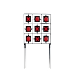 ASG Tic-Tac-Toe Zielscheibe Reaktives 9-Ziel Spiel f�r Luftdruck- und Airsoftwaffen