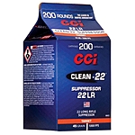 CCI Clean-22 Suppressor LRN 45grs .22lr 200 Schuss Kleinkaliber Munition