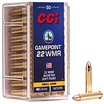 CCI Gamepoint JSP .22WMR 40Grs. 50 Schuss Kleinkaliber Munition Jagd