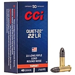 CCI Quiet-22 LRN 40grs .22lr 50 Schuss Kleinkaliber Munition