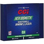 CCI Shotshell Bismuth 53grs Nr. 12 9mm Luger 10 Schuss Pistolen Schrot Munition Bleifrei Bild 2