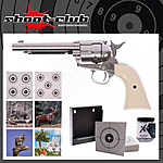 COLT SAA .45 Peacemaker 4,5mm BBs - vernickelt - ZS Set Bild 2