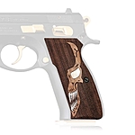 CZ 75B 85 Kadet Griff Walnuss Skull Bild 2