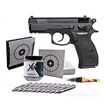 CZ 75D Compact CO2 Pistole NBB 4,5 mm Stahl BBs - Kugelfang-Set Bild 2