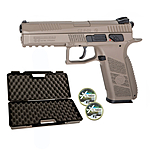 CZ P-09 Full FDE CO2 Pistole 4,5 mm Diabolos Koffer-Set Bild 2