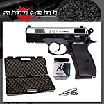 CZ75D Compact Dual Tone CO2 Pistole Kal. 4,5mm BB - Koffer-Set Bild 2